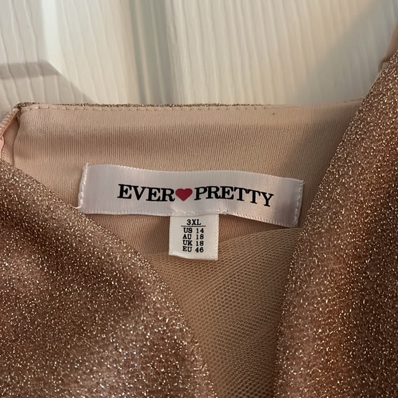 Ever Pretty. A Line Spaghetti Strap. Formal Dress. 3XL. - Picture 3 of 6